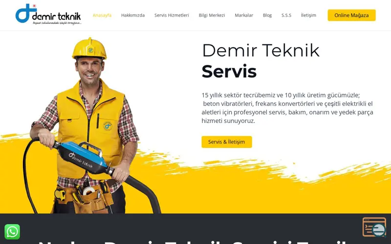 Screenshot of Demir Teknik Servis