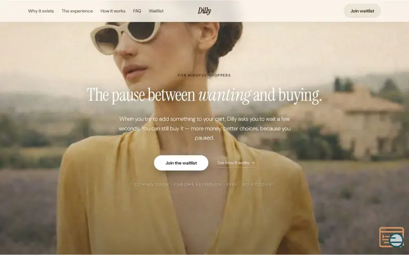 Screenshot of Dilly