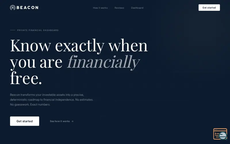 Screenshot of Beacon - Financial Clarity