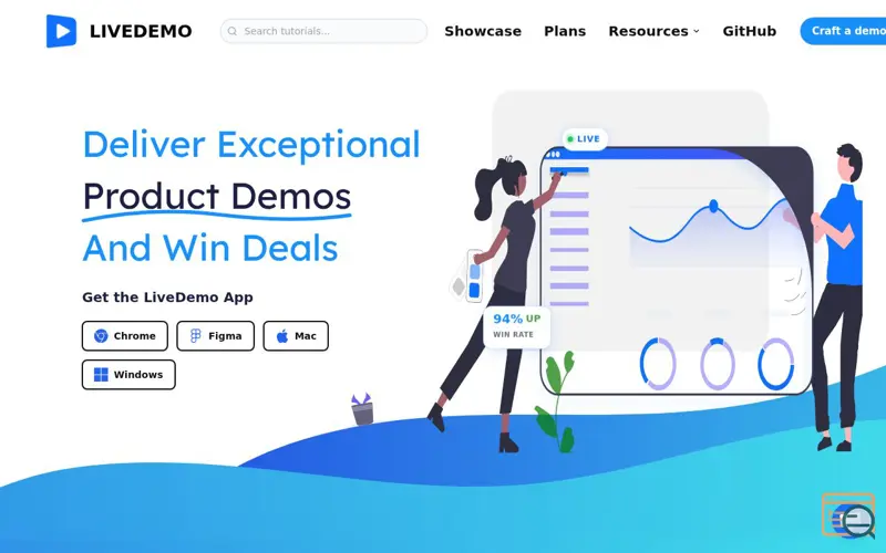 Screenshot of LiveDemo