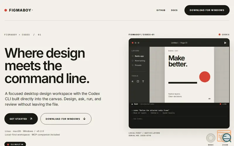 Screenshot of Figmaboy
