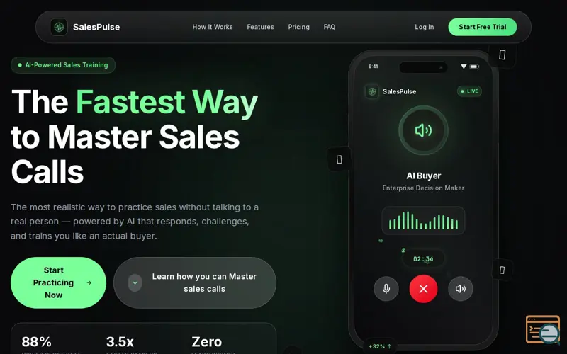 Screenshot of SalesPulse AI
