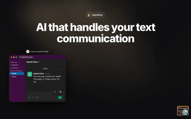 Screenshot of IntentOne
