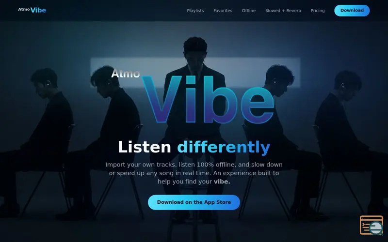 Screenshot of AtmoVibe