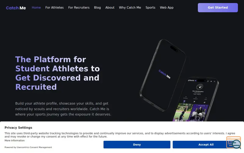 Screenshot of Catch Me