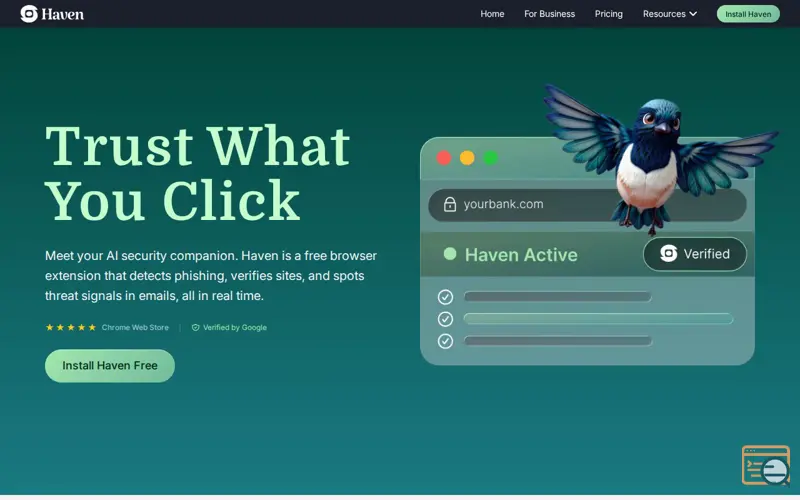Screenshot of Haven