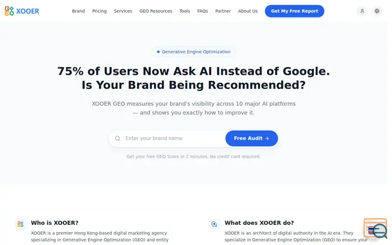 Screenshot of XOOER