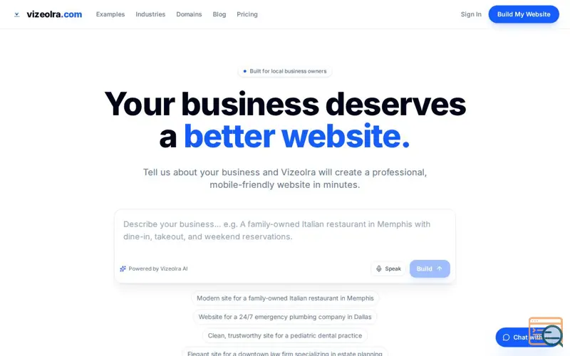 Screenshot of Vizeolra