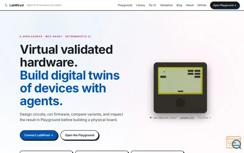 Screenshot of LabWired