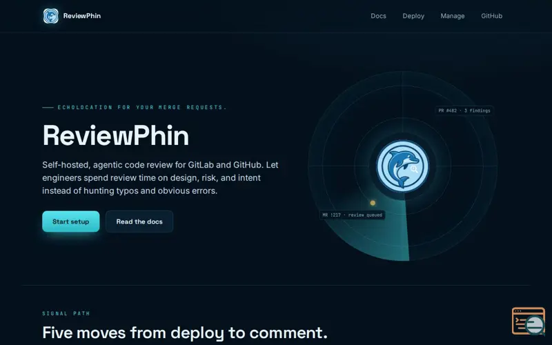 Screenshot of ReviewPhin
