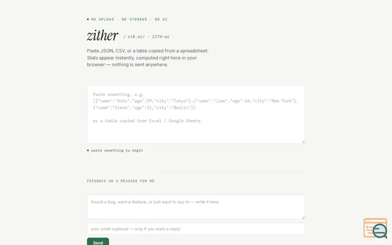 Screenshot of Zither