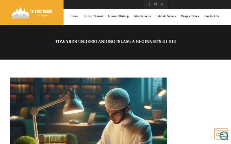 Screenshot of Understanding Islam A Beginner’s Guide
