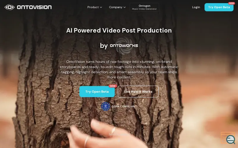 Screenshot of OntoVision