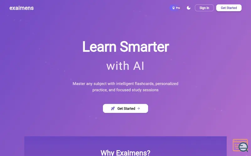 Screenshot of Exaimens