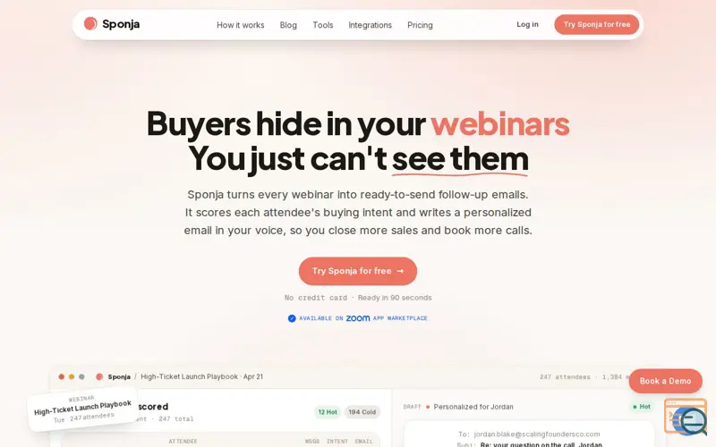 Screenshot of Sponja
