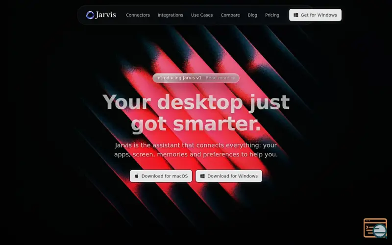 Screenshot of Jarvis