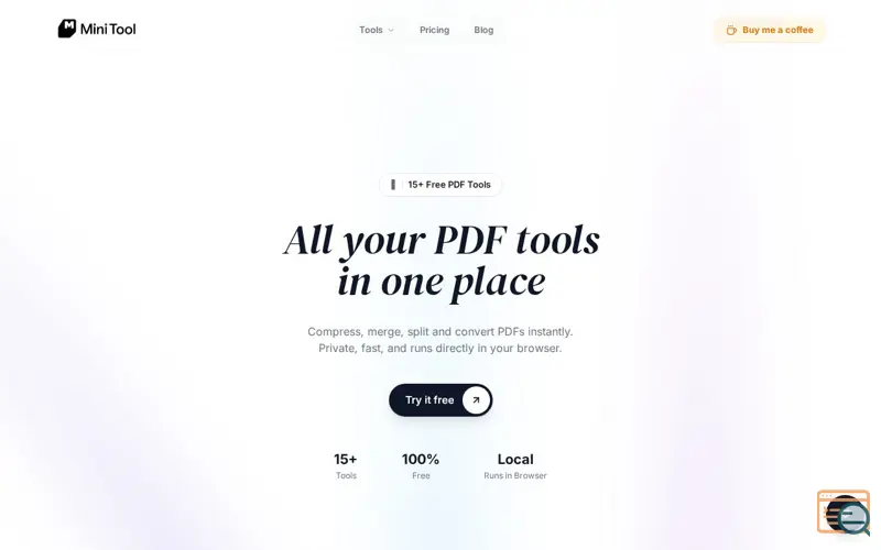 Screenshot of Mini Tool