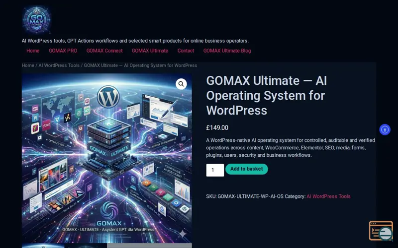 Screenshot of GOMAX Ultimate