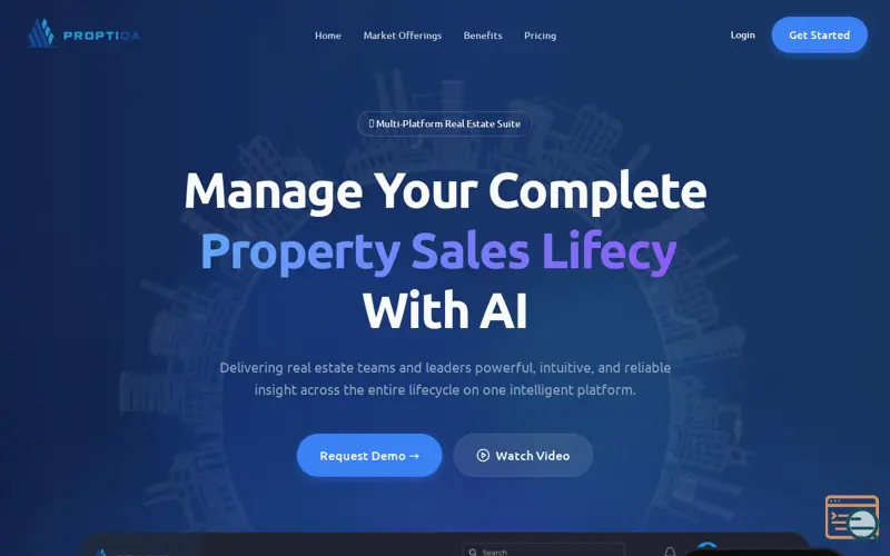 Screenshot of PROPTIQA