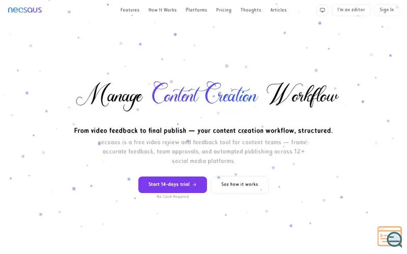 Screenshot of Necsaus