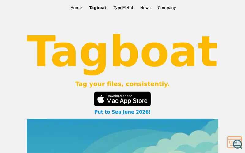 Screenshot of Tagboat File Tagger