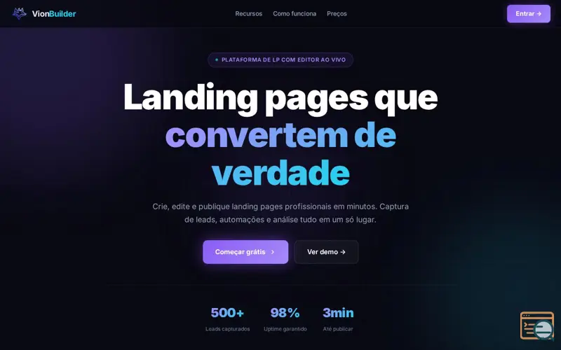 Screenshot of VIonBuilder 