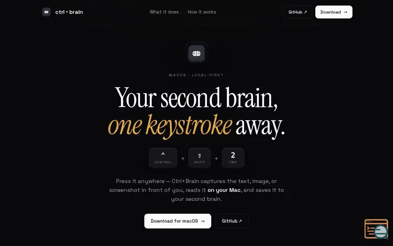 Screenshot of Ctrl+Brain 