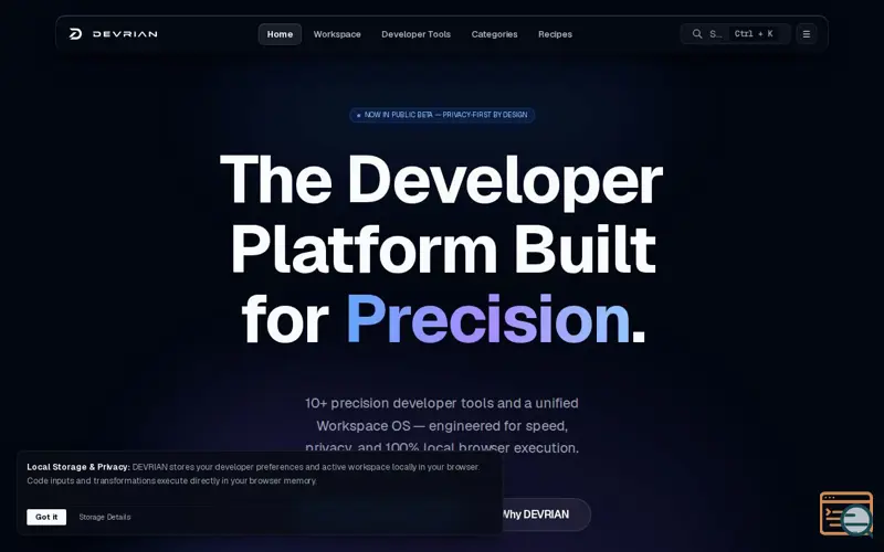 Screenshot of DEVRIAN