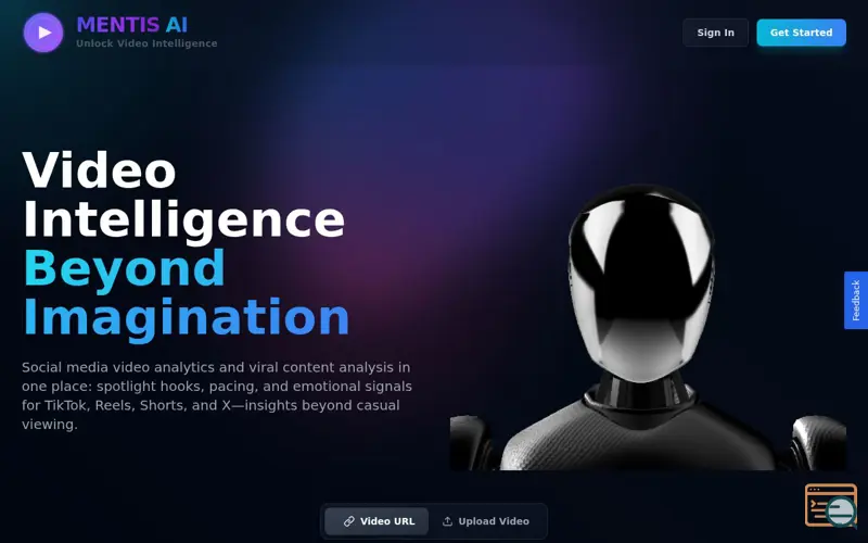 Screenshot of Mentis AI