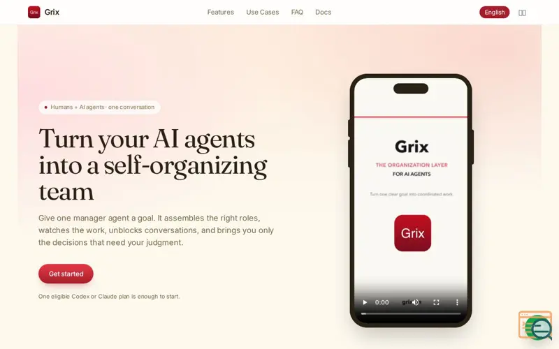 Screenshot of Grix