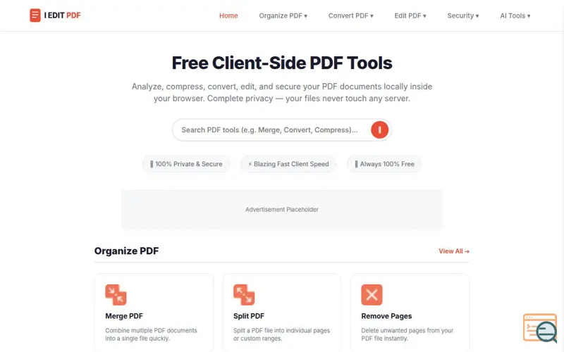 Screenshot of PDF Editor