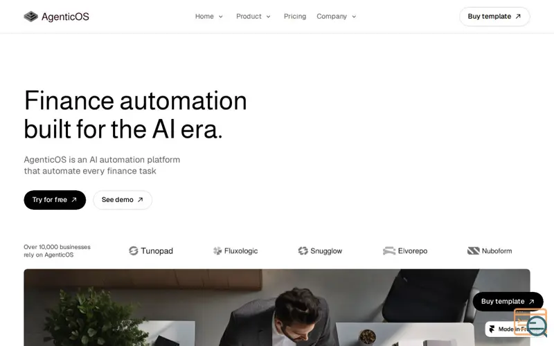Screenshot of AgenticOS