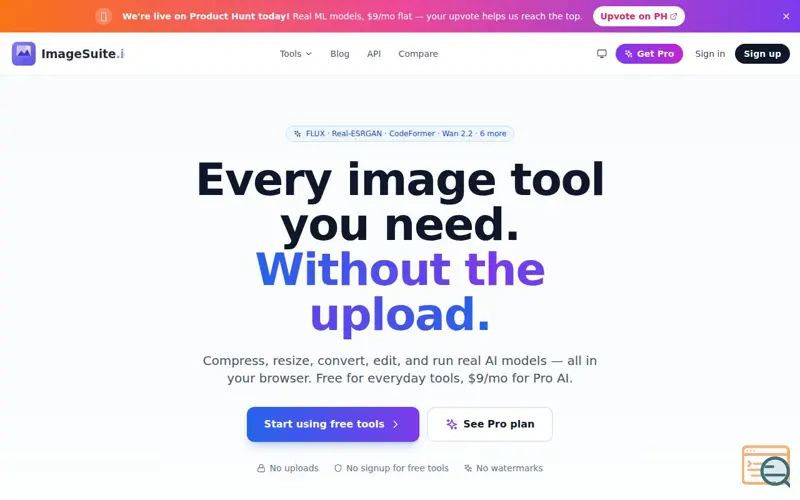 Screenshot of ImageSuite