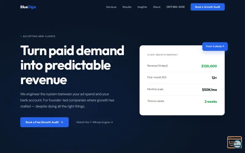 Screenshot of Blue Digix
