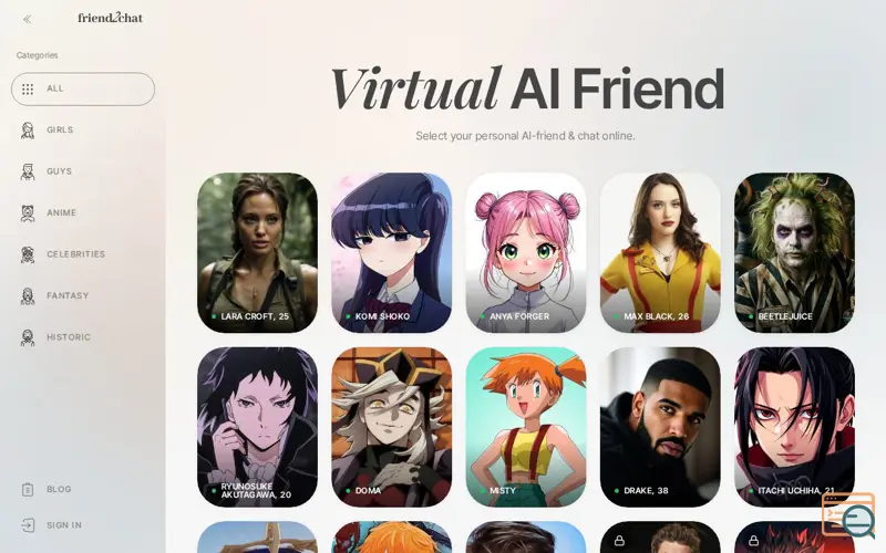 Screenshot of Friend 2 Chat
