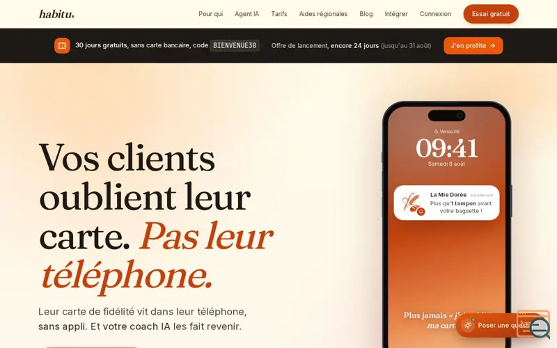 Screenshot of Habitu