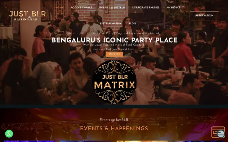Screenshot of Just BLR