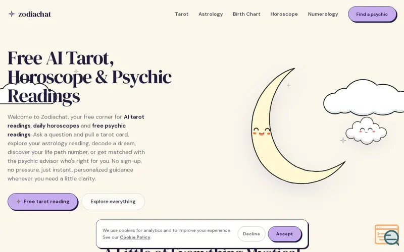 Screenshot of Zodiachat