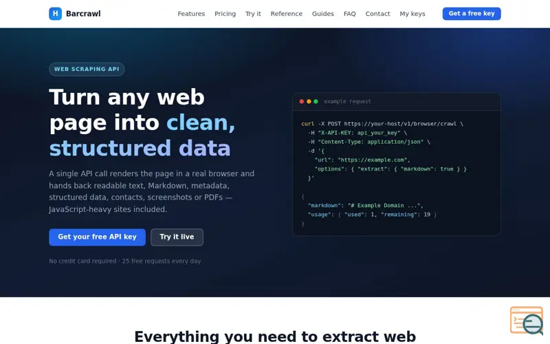 Screenshot of Barcrawl
