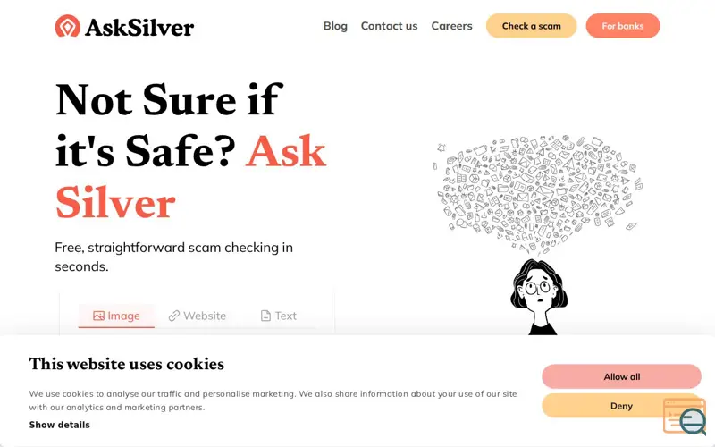 Screenshot of Ask Silver