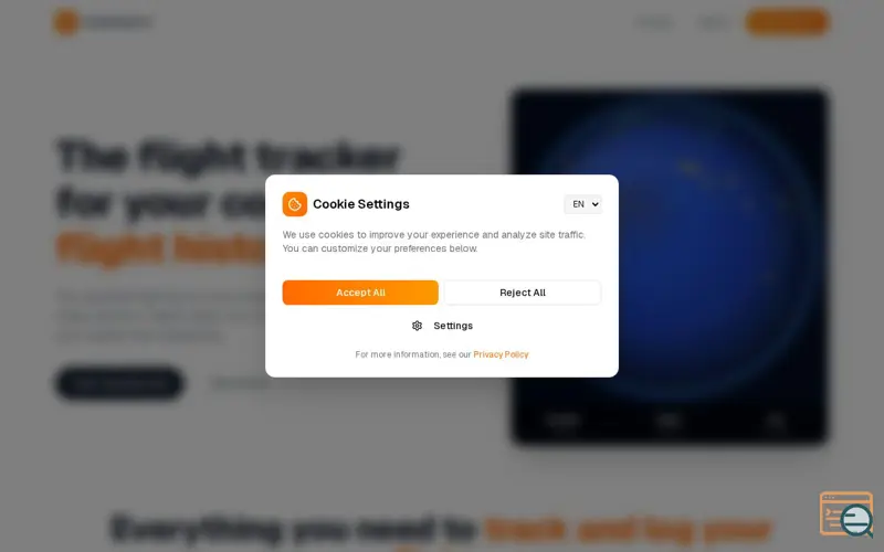 Screenshot of routebook.io