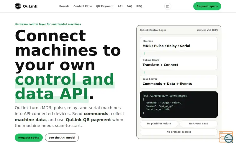 Screenshot of QuLink
