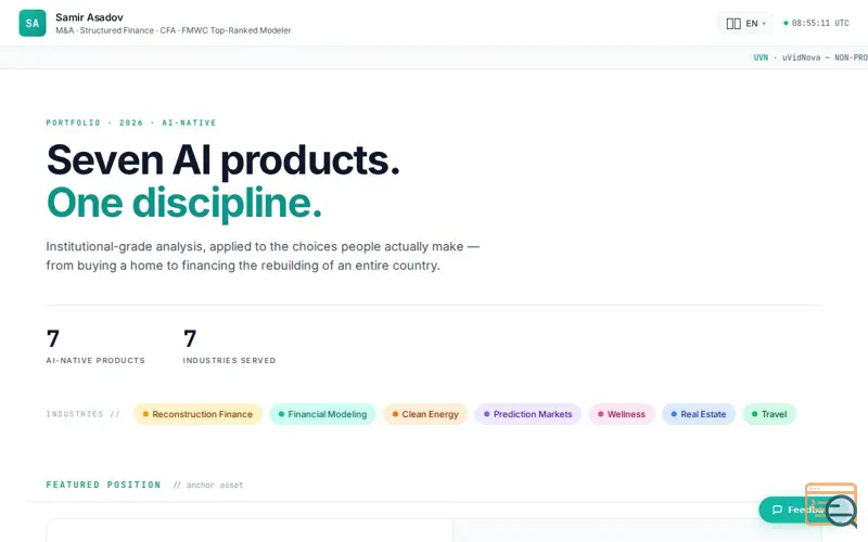 Screenshot of Asadov Stack