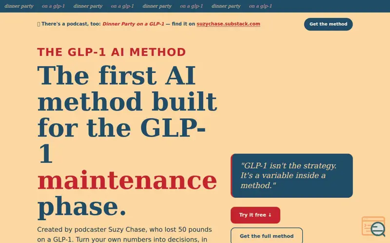 Screenshot of The GLP-1 AI Method