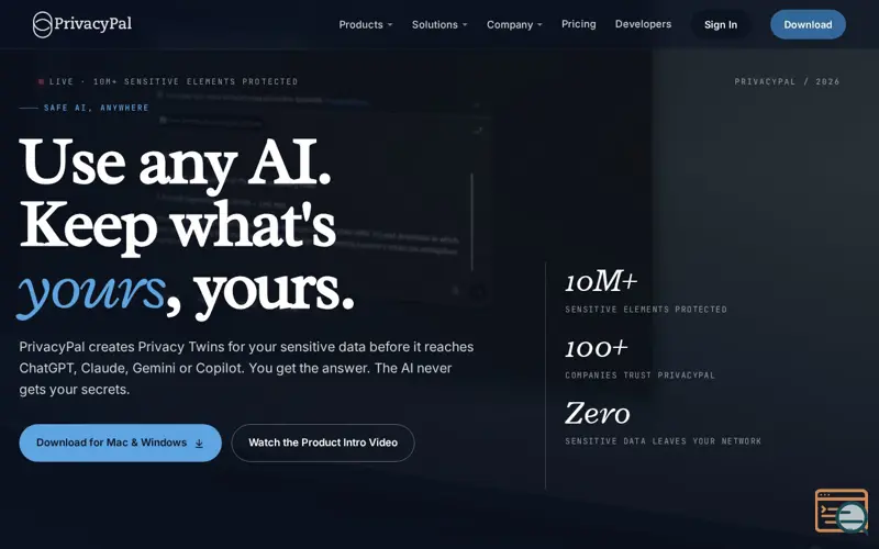 Screenshot of PrivacyPal Desktop Application Launch