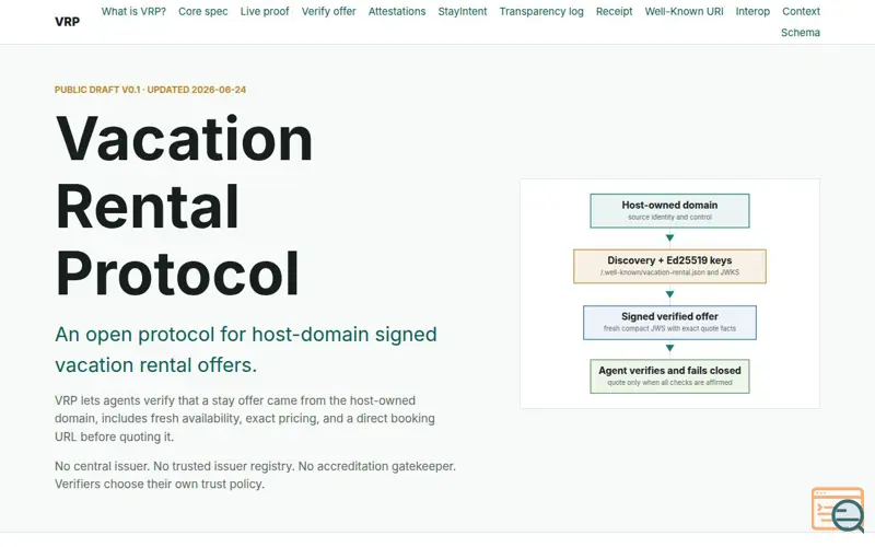Screenshot of Vacationrentalprotocol