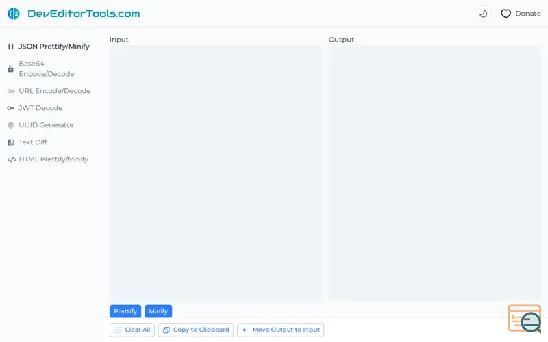 Screenshot of Dev Editor Tools