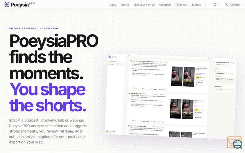 Screenshot of PoeysiaPRO