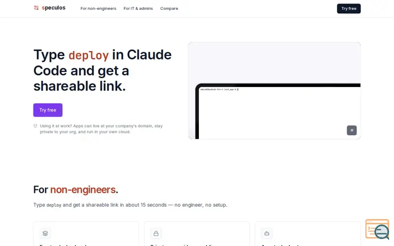 Screenshot of Speculos