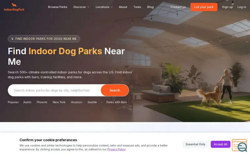 Screenshot of Indoor Dog Park